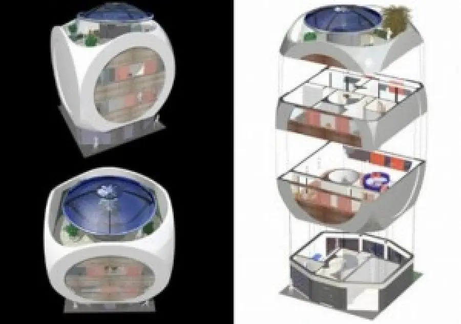 Dice House: la casa passiva a forma di dado