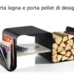 Porta legno e Pellet firmato Aros