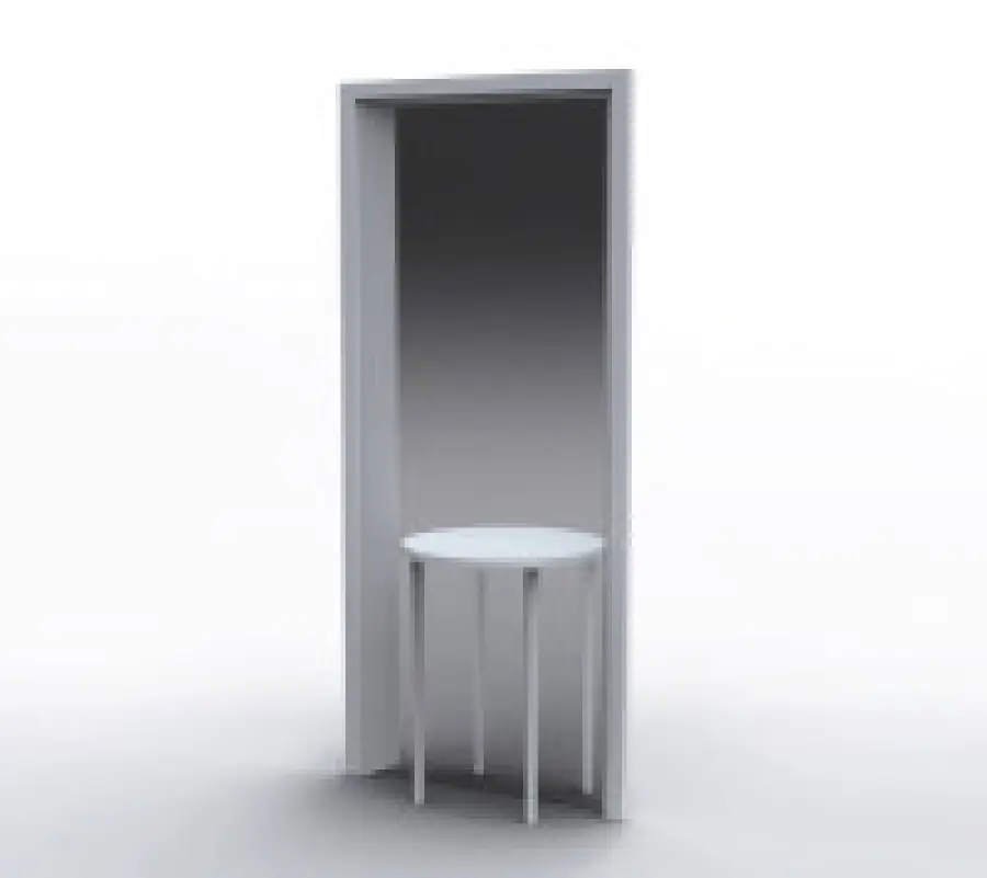 Balancing Boxes e Mirror Table da Porro