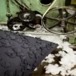 Una poltrona sacco in feltro di lana